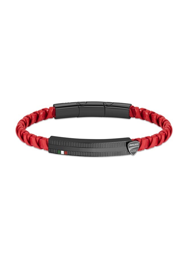 Ducati Corse - Ducati Veloce Red Bracelet For MenDTAGB2137005 - Image 1