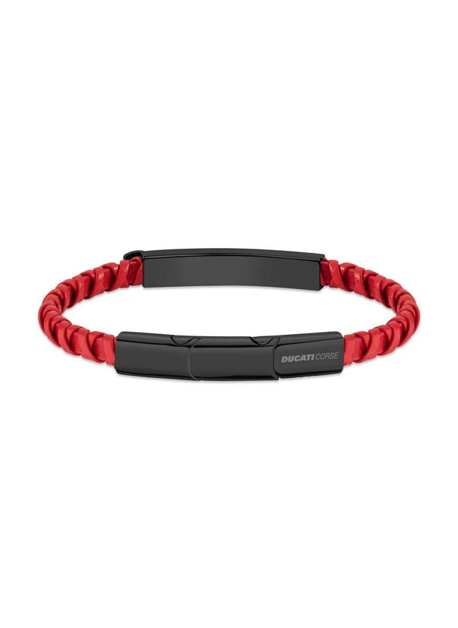 دوكاتي كورس Ducati Veloce Red Bracelet For Men - DTAGB2137005