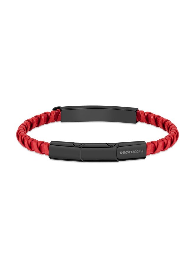 Ducati Corse - Ducati Veloce Red Bracelet For MenDTAGB2137005 - Image 1