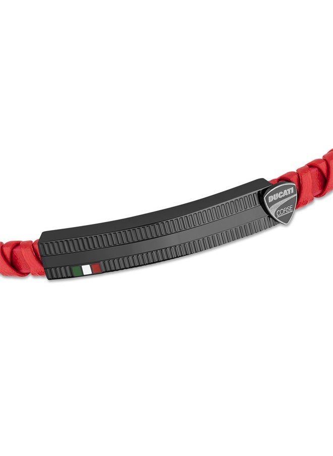 Ducati Corse - Ducati Veloce Red Bracelet For MenDTAGB2137005 - Image 1