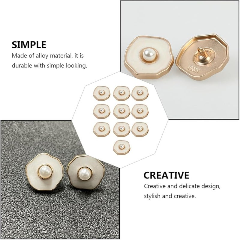 ستايل كلاسيكي 20 قطعة أزرار معطف معدنية رجعية إكسسوارات خياطة من السبائك للبلايزرات والسترات - Image 5