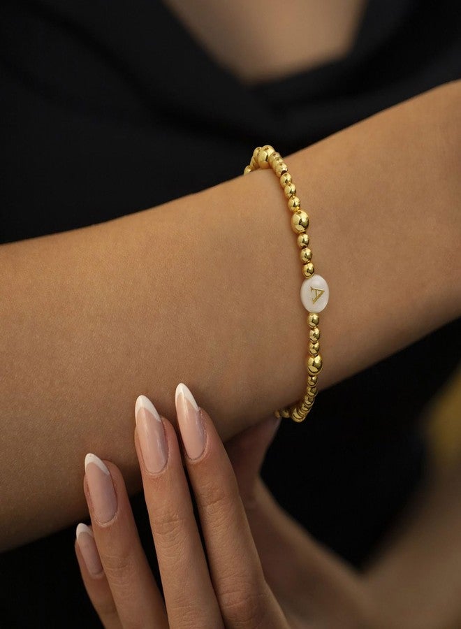 Sistble Mothers Day Gifts for Mom Enewton Bracelets for Women Initial Bracelet E Newton Letter M Beaded Bracelets Bracelet for Women Jewelry Best Friend Birthday Gifts - Image 3