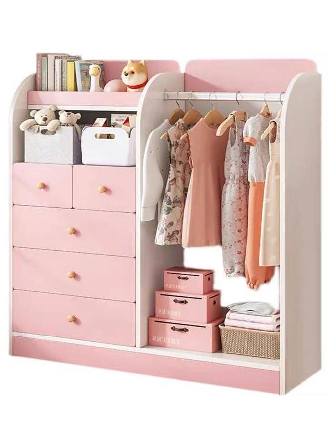 GoldenLike Kids Wardrobe,Childrens Closet Organizers,Wooden Children ...
