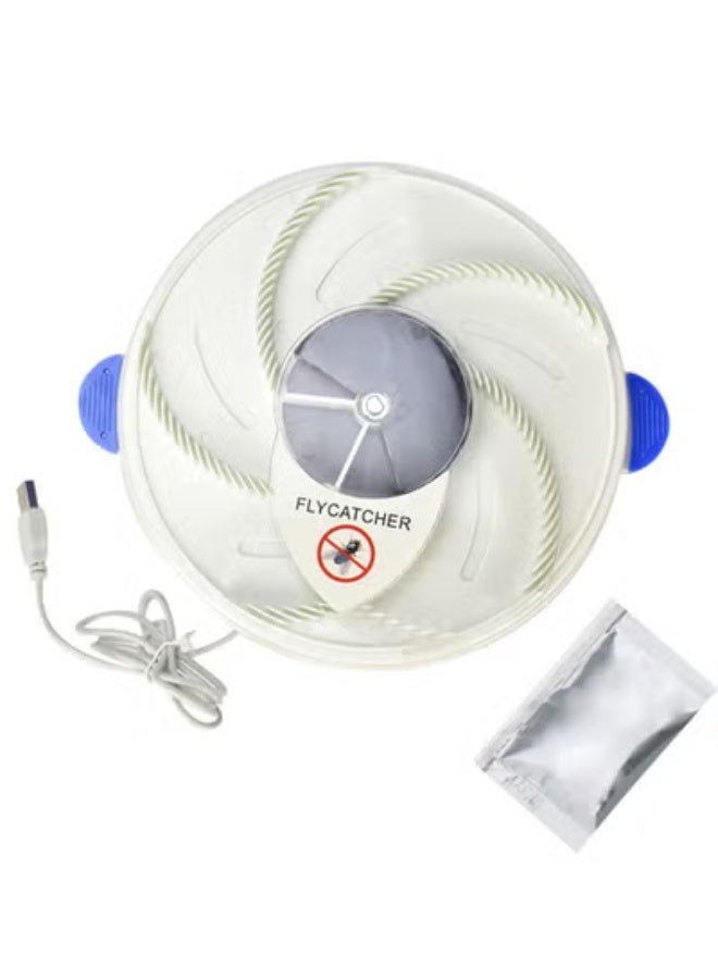 CABINA HOME Automatic Fly Trap Box Home Kitchen USB Rechargeable Fly Catching Automatic Fly Trap Box Rotating Fly Trap Box