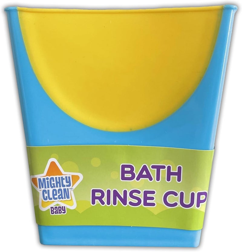 Mighty Clean Baby Shampoo Rinse Cup | Baby Bath Rinser Pail to Wash Hair and Wash Out Shampoo by Protecting Infant Eyes - Kids Bathing Without TEARS - Image 2