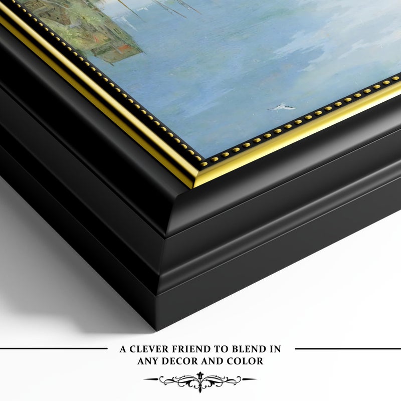 Abtgt Ornate Vintage Style 16x20 Picture Frame, Made of Black Backplate for Tabletop or Wall Mount, 16x20 Frames for Home Decor, Black - Image 5