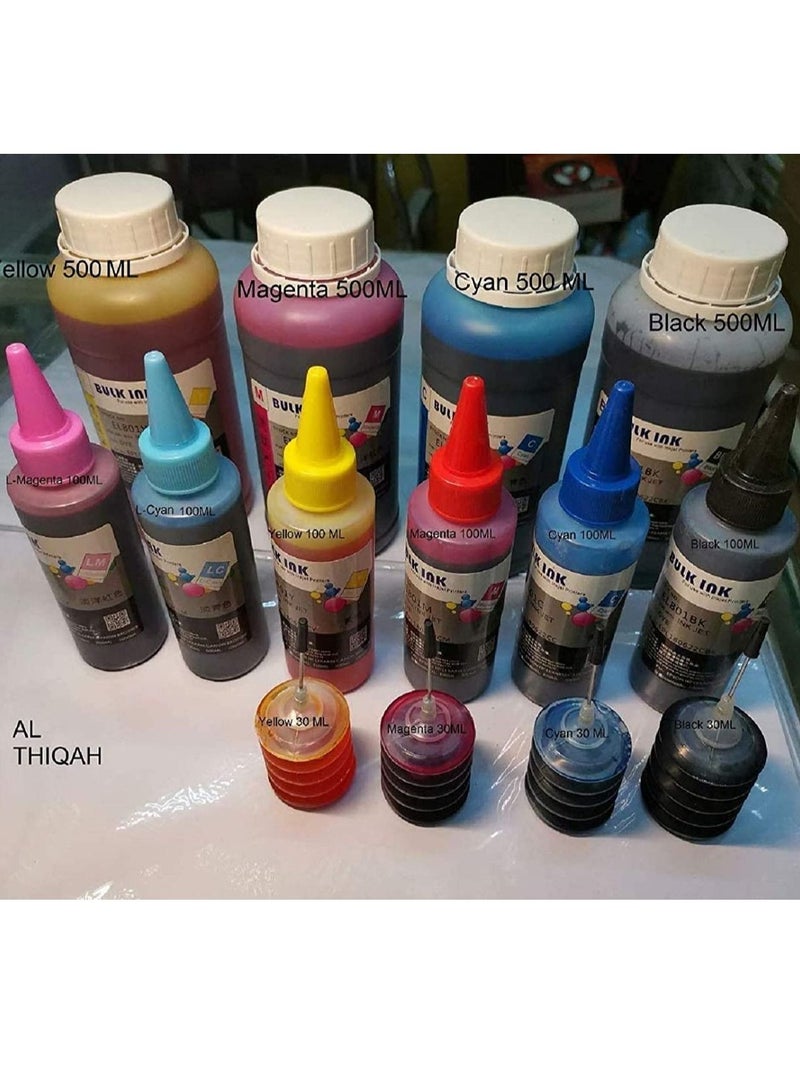 Color Cartridge Refill Ink For All Printer Set. her. (100ml, Black x2) - Image 2