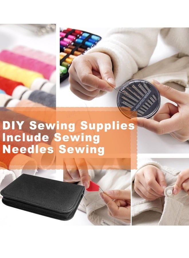 Farahom Large Sewing Kit for Adults, Portable Hand Sewing Kit with Ultra-Sharp 8" (20.3cm) Scissors, Needle and Thread Kit for Beginners & Professionals, 38XL Thread Spools, 30 Needles, Compact Travel Sewing Repair Kit, DIY Gift for Tailors & Crafters - Image 3