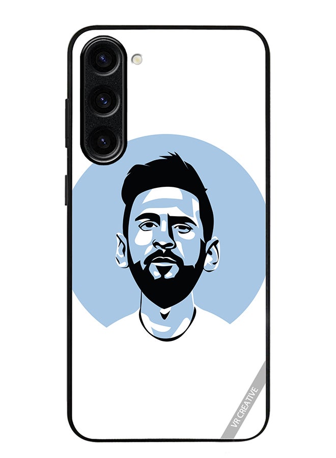 VR CREATIVE Protective Case Cover For Samsung Galaxy S23 FE Lionel Messi Vector Design Multicolour - Image 1