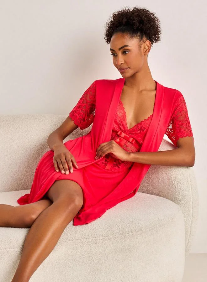 Splash FAV Slip Dress Sleeveless with Robe and Thongs