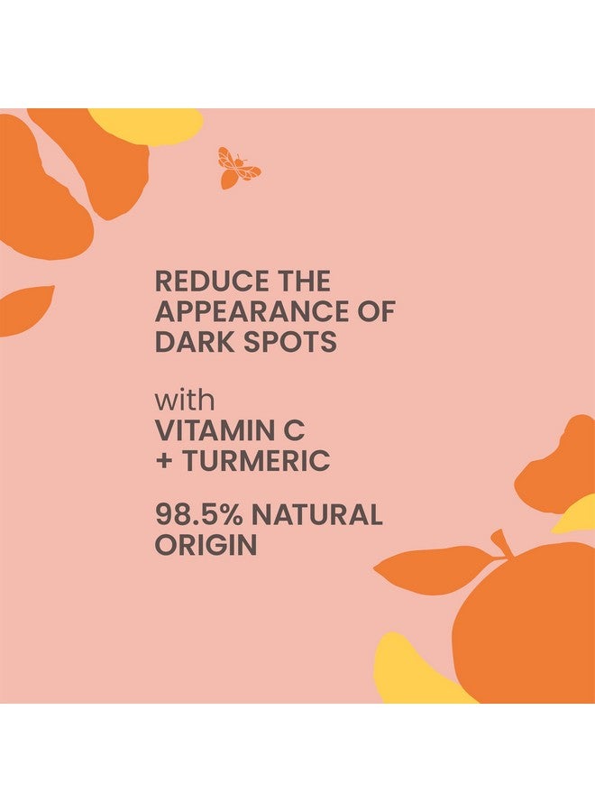 بيرتس بيز سيروم فيتامين سي للوجه بالكركم من بيرتس بيز، يُفتح البشرة ويُقلل بشكل واضح من البقع الداكنة والخطوط الدقيقة والتجاعيد، مُرطب طبيعي، خفيف الوزن - مُعزز للتفتيح (1 أونصة) - Image 2