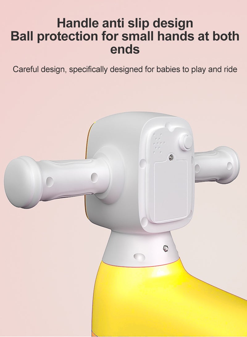 Sharpdo Kids Balance Bike with Lights and Music Smooth and Safe Riding for Toddlers Boys and Girls, Anti Slip Design and Durable Baby Scooter - Image 4