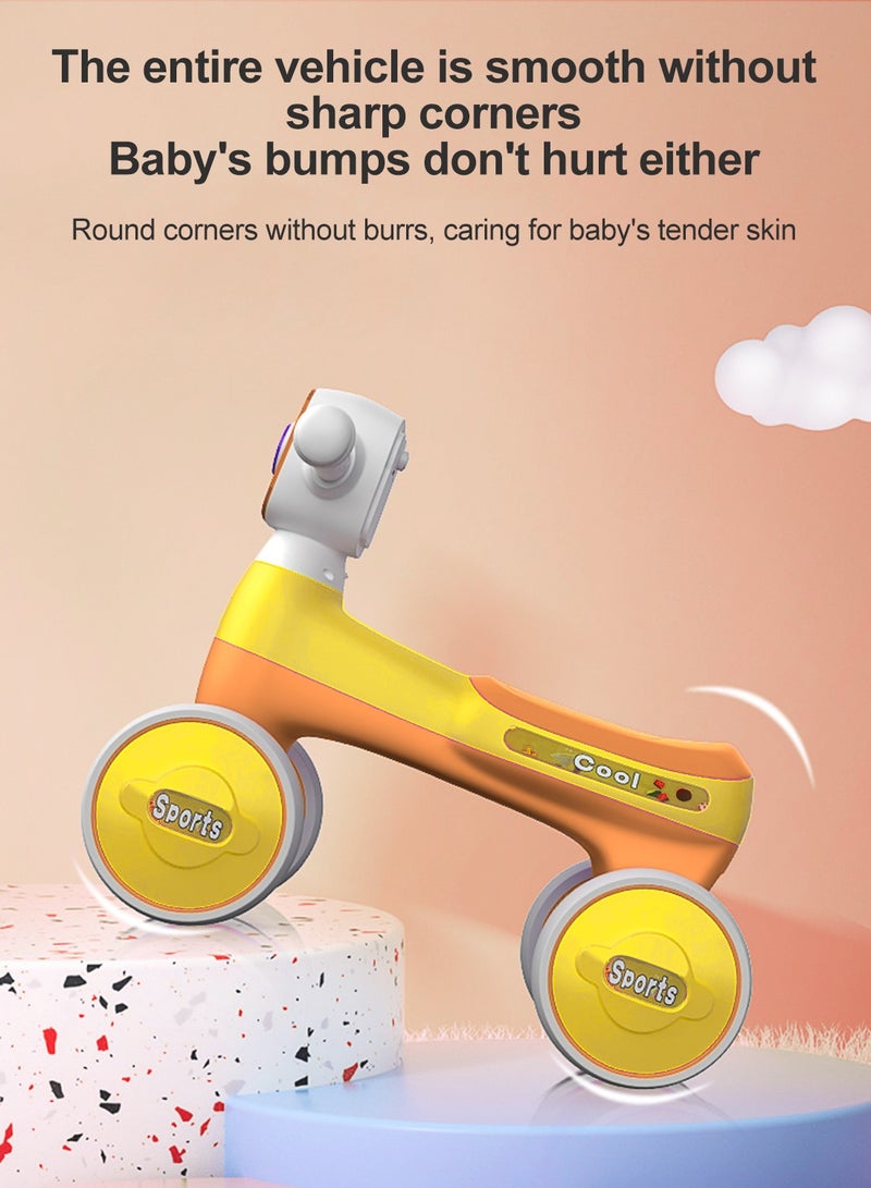 Sharpdo Kids Balance Bike with Lights and Music Smooth and Safe Riding for Toddlers Boys and Girls, Anti Slip Design and Durable Baby Scooter - Image 2