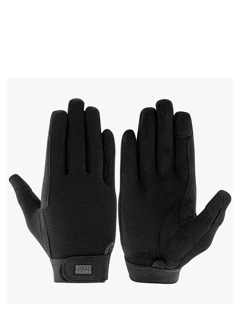 Royal Riders Premium Horse Riding Gloves - Amara with 4-Way Spandex, Breathable, Durable & Comfortable Equestrian Gloves for Men & Women - #10062038  - Image 1