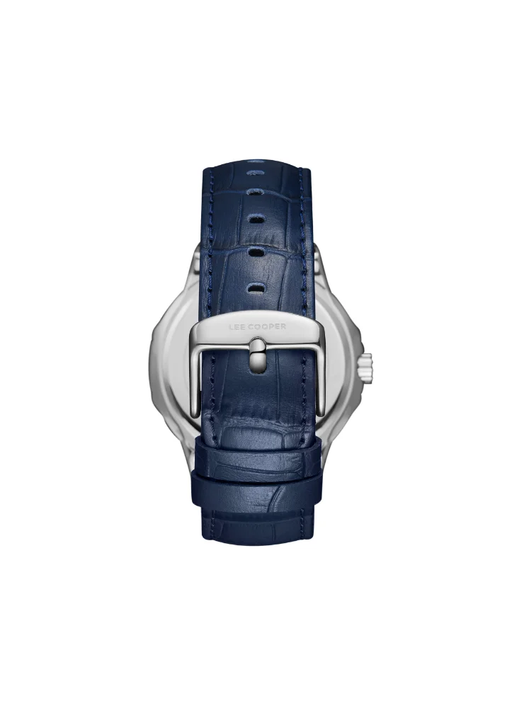 لي كوبر LEE COOPER LC08108.599 Men Analog Display Watch & Leather Strap Dark Blue