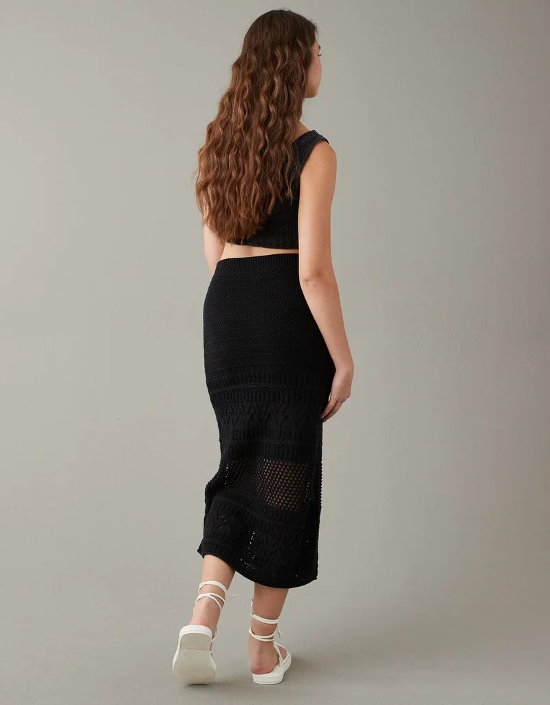 امريكان ايجل تنورة ميدي مشقوقة