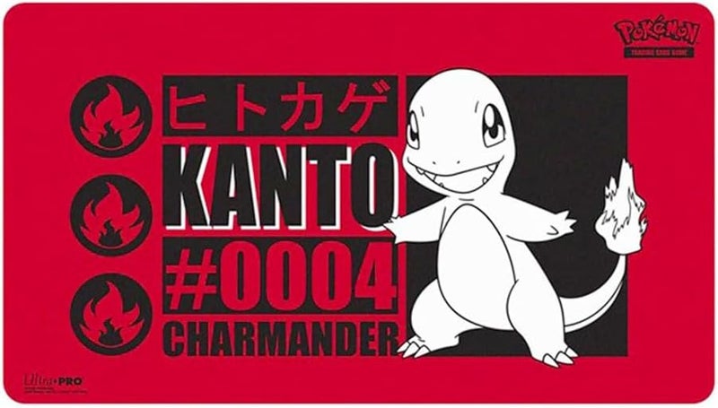 Ultra PRO - Charmander Playmat for Pokémon | TCG Oversized Mousepad Desk Mat Gaming Accessory Collectible Tournament Display Home Office Gaming Setup