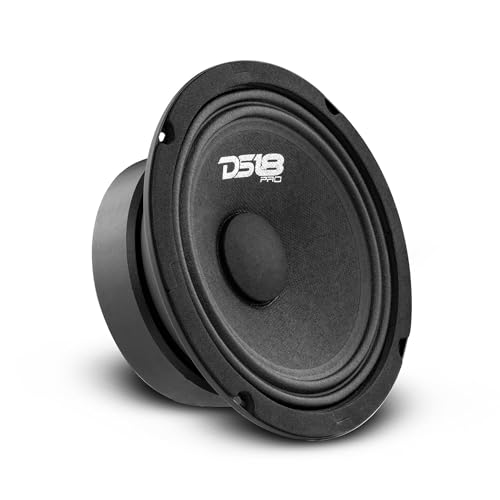 DS18 PRO-GM6SE Loudspeaker - 6.5", Midrange, Sealed Back, 480W Max, 140W RMS, 8 Ohms - Premium Quality Audio Door Speakers for Car or Truck Stereo Sound System (1 Speaker) - Image 1