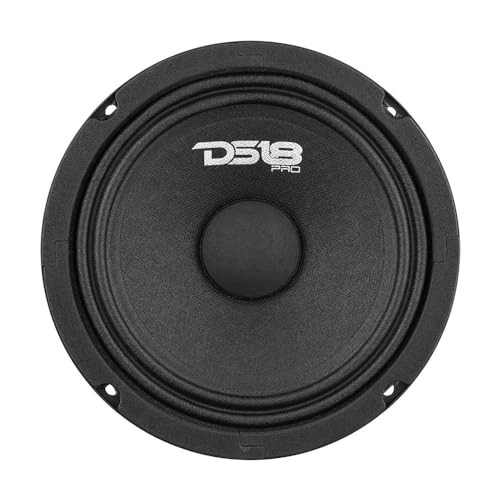 DS18 PRO-GM6SE Loudspeaker - 6.5", Midrange, Sealed Back, 480W Max, 140W RMS, 8 Ohms - Premium Quality Audio Door Speakers for Car or Truck Stereo Sound System (1 Speaker) - Image 3