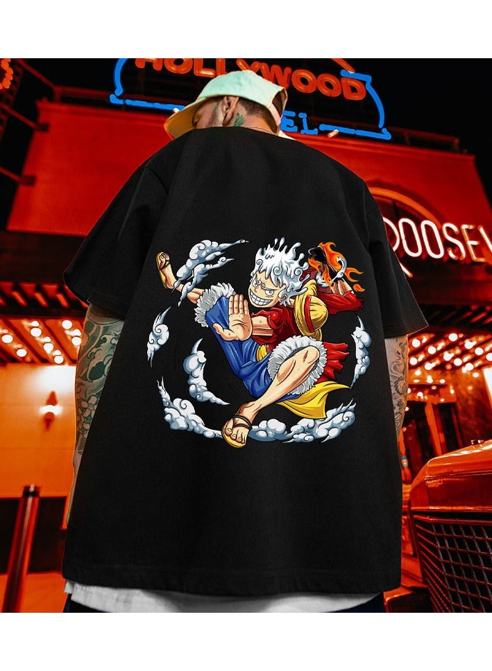 KUYING One Piece Five Sleeve Casual Versatile Breathable Short Sleeve  - Image 3