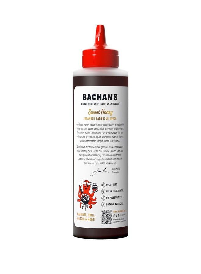 Bachan's - Sweet Honey Japanese Barbecue Sauce, 17 Oz, Small Batch, Non GMO, No Preservatives, BPA free. Condiment for Wings, Chicken, Beef, Pork, Seafood, Noodle Recipes, and More - Image 3