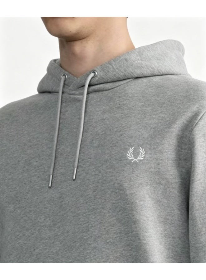FRED PERRY Casual Fall Winter Embroidered Drawstring Pullover Hoodie - Image 3