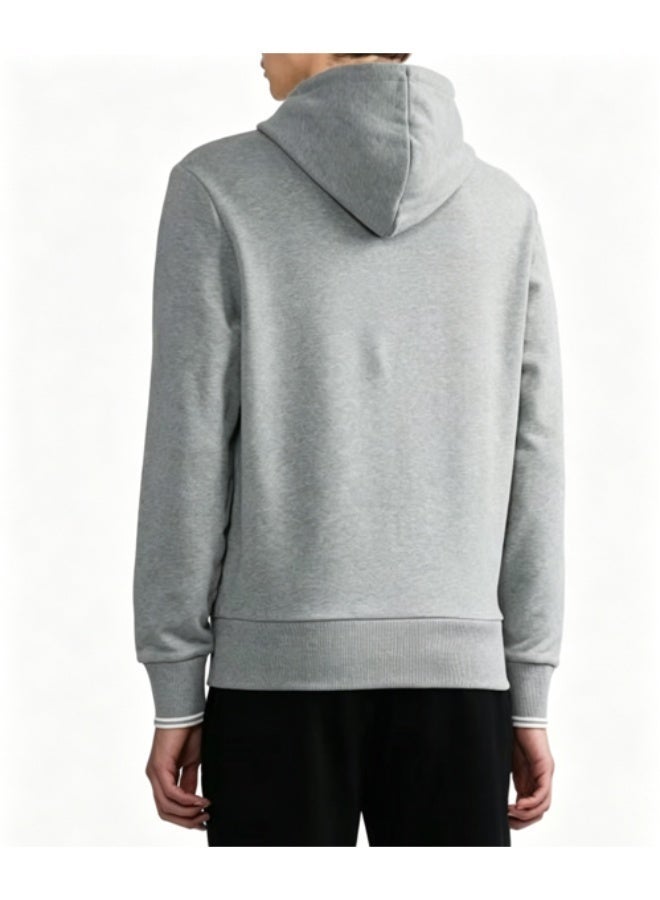 FRED PERRY Casual Fall Winter Embroidered Drawstring Pullover Hoodie - Image 2