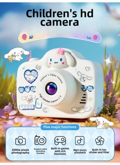 Generic HD Digital Campus 4k Camera For Children Travel Convenient To Carry And Upload Birthday Gifts-Body Color:Strawberry Bear Limited*  Store Manager Recommended 32g  - Image 2