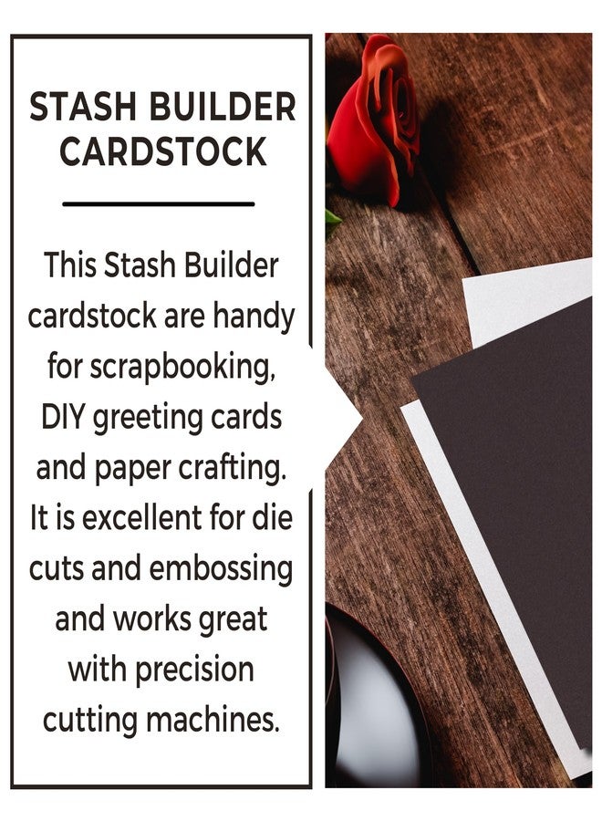 آكسنت ديزاين بيبار آكسينتس بطاقات PA Paper Accents Stash Builder مقاس 8.5 بوصة × 11 بوصة، لون بني شوكولاتة، ورق ملون بوزن 65 رطلاً لصنع البطاقات، وسجلات القصاصات، والطباعة، واللف، والحرف اليدوية، عبوة من 25 قطعة - Image 3