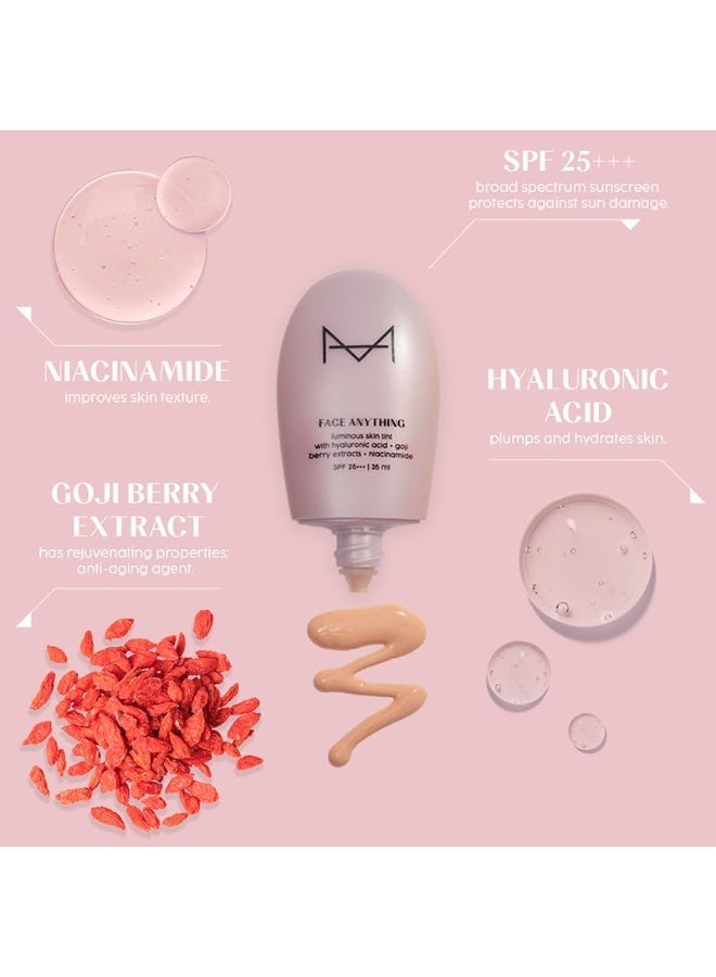 House Of Makeup Face Tint with Hyaluronic Acid, Niacinamide | B B Cream for Women | Makeup for Women | CC Cream For Oily Skin | 35 ml (Medium Skin Tone M07) - Image 3
