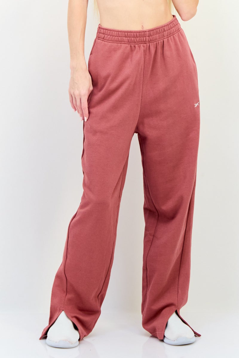 Reebok Women Sportswear Fit Training Sweatpants, Rust  - Image 1