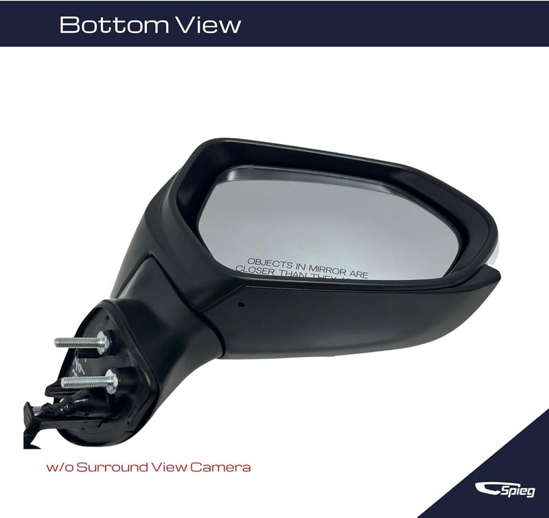 Spieg TO1321382 Passenger Side Mirror for 2018-2024 Toyota Camry LE - Right View Mirror Assembly with Power Adjustment - Image 5