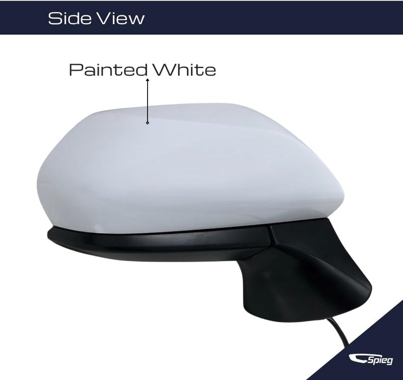 Spieg TO1321382 Passenger Side Mirror for 2018-2024 Toyota Camry LE - Right View Mirror Assembly with Power Adjustment - Image 4