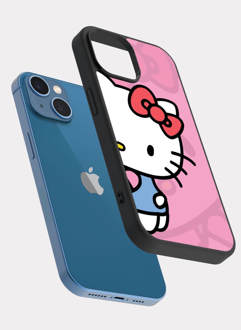 بكسلات كفر ايفون 13 هلو كاتي وردي - Image 2