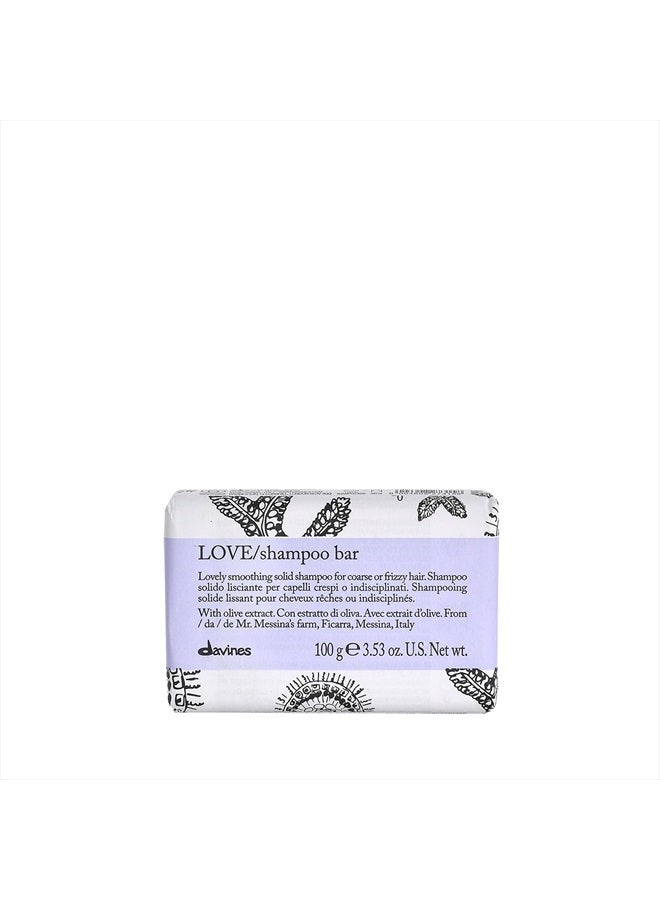Davines LOVE Shampoo Bar, For Frizzy or Coarse Hair, Add Softness, Shine and Silky Texture, 100 g. - Image 1