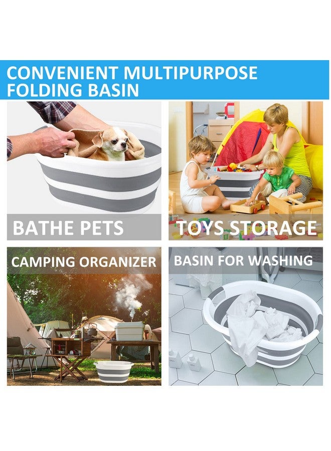 حوض استحمام متعدد الوظائف قابل للطي للحيوانات الأليفة، حوض استحمام للقطط، حوض استحمام محمول للاستخدام الداخلي والخارجي، حوض استحمام قابل للطي، حوض استحمام للحيوانات الأليفة الصغيرة، حوض استحمام للجراء والقطط الصغيرة - Image 4