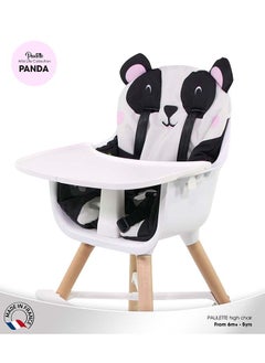 Nania 2 In 1 Paulette Highchair With Cushion - Panda  - Image 4
