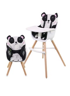 Nania 2 In 1 Paulette Highchair With Cushion - Panda  - Image 1