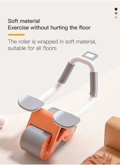 غرانفين عجلات Ab Roller عجلة البطن للرجال والنساء لتدريب عضلات البطن، بكرة ارتداد تلقائية، معدات لياقة البطن مع مؤقت  - Image 5