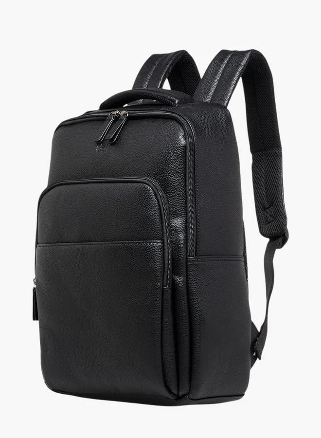 LBL by Shoexpress Solid Backpack with Padded Shoulder Straps - 12x30x41 cm