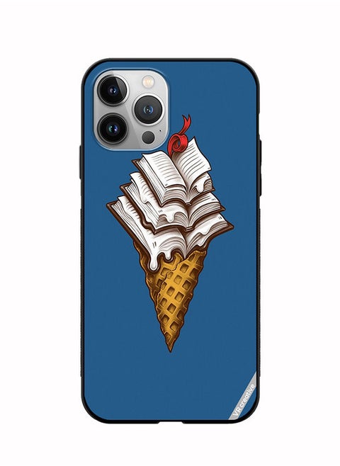 Protective Case Cover For Apple iPhone 12 Pro Book Icecream Design Multicolour