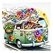 PPuzzling Happy Grandma Puzzles for Adults 1000 Pieces Cute Granny Flower Car Puzzle Challenging Jigsaw Puzzle as Home Wall Art Decor - Image 4