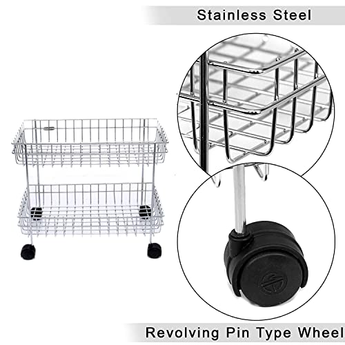 MASHUR FAB Multi -Layer Kitchen Rack | Multipurpose Shelf for Utensils, Cutlery & Spices | Space-Saving Organizer for Home & Pantry (Casual, 2 Tier) - Image 4