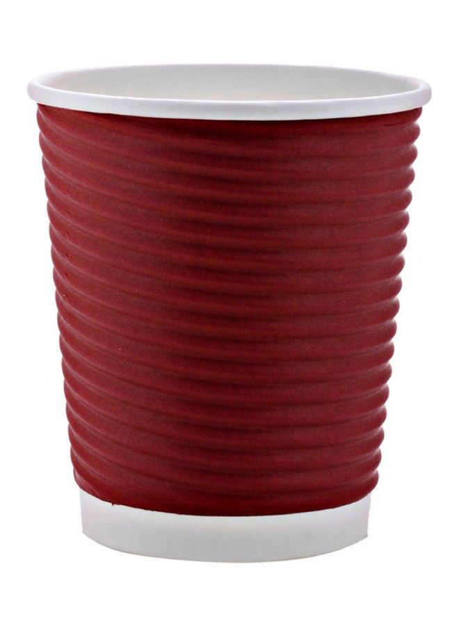 NIBEMINENT Ripple Paper Cup Red 207ml
