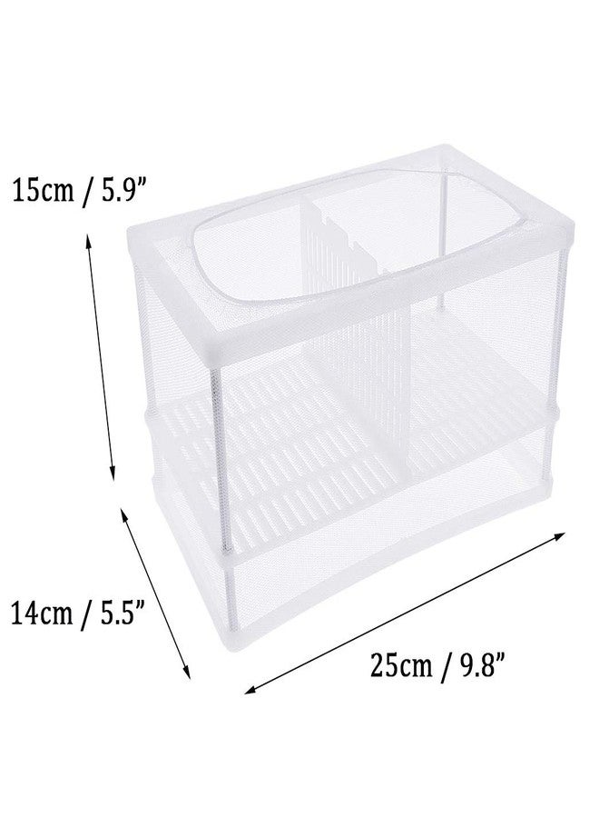 NGe Aquarium Fish Breeder Box, Rectangle Isolation Box, with Adjustable Position Isolation Panel, Hatching Box, Juvenile Fish Spawning Incubator Water Isolation Net Hatchery - Image 3