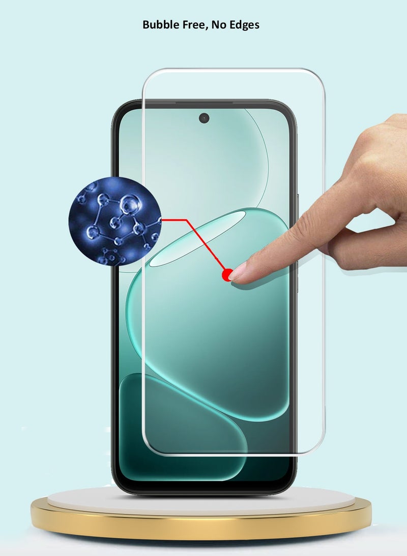 GMAX Oppo A6x 5G 2025 GMAX Premium Series Curved Edges 9H 2.5D Tempered Glass Screen Protector - Clear - Image 4