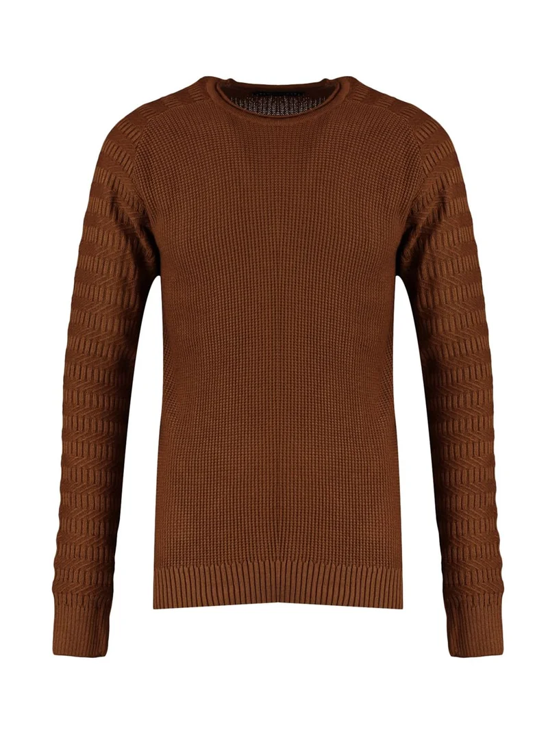 trendyol Textured Knitted Sweater
