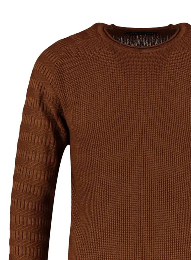 trendyol Textured Knitted Sweater