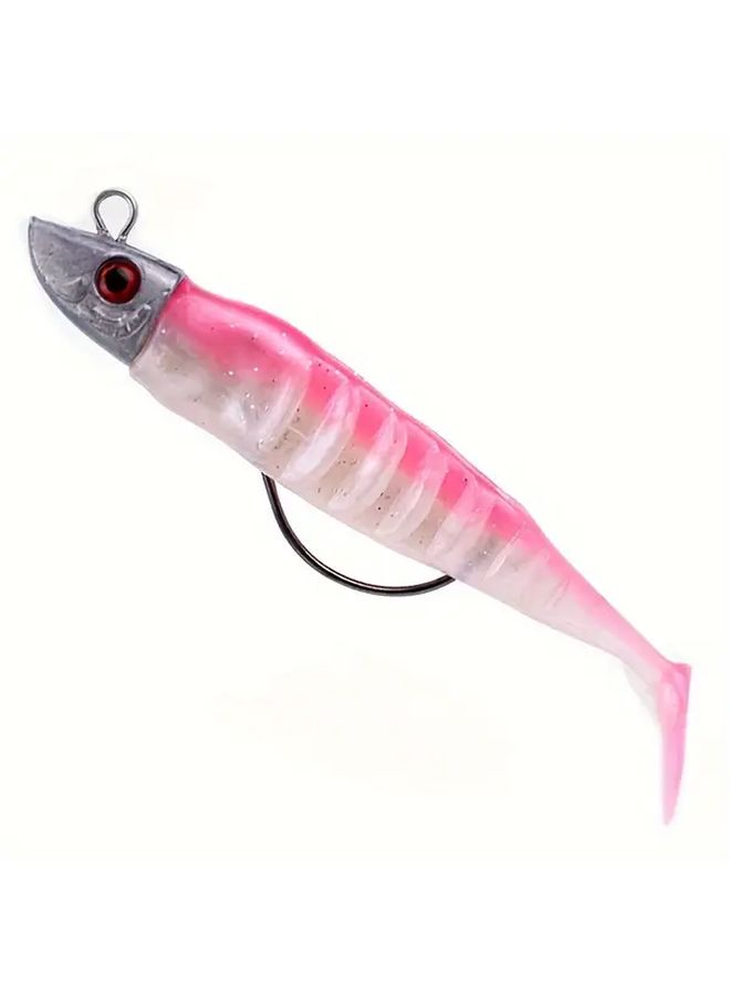 Color D 26g Soft Fishing Lure Crank Hook PVC Bait - Image 5