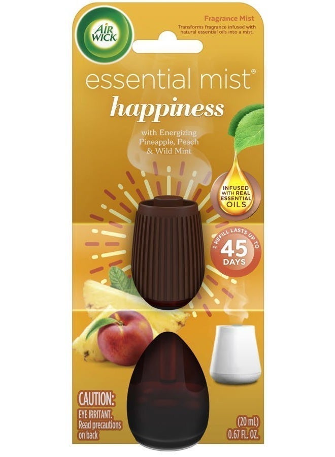 Air Wick Essential Mist Refill, 1 ct, Happiness, Essential Oils Diffuser, Air Freshener, Aroma - Image 2